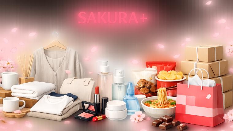 SAKURA+ (サクラプラス) で取り扱い予定の商品イメージ